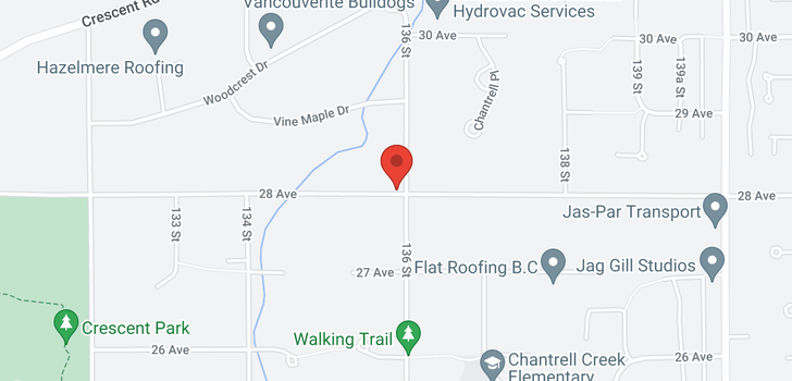map of 13585 28 AVENUE